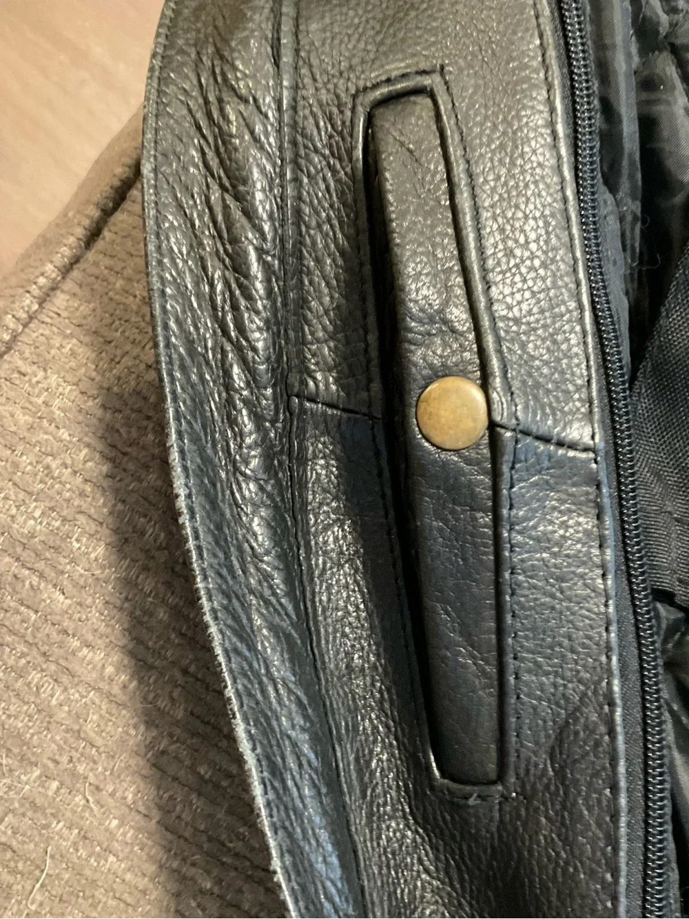 HASBRO Women’s Genuine Leather Motorcycle Jacket